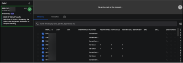Agent reviewing AI Studio call transfer and forward summary in AI Summary panel in 8x8 Frontdesk