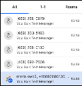 A new Bulk Text Room is created when sending text messages in bulk