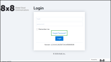 Configuration Manager login screen - reset password