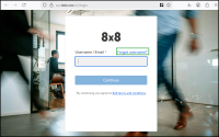 Configuration Manager login screen - Reset password