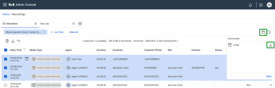 Download recordings