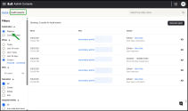 Filter Platform audit events by custom date range to review admin edits to user extension and phone assignment in 8x8 Admin Console