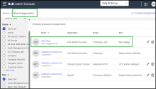 Check the Recordings role assignment in the list of Role assignments