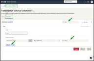 Custom Dictionary – Edit existing terms