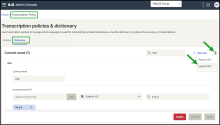 Custom Dictionary - Import terms from an existing CSV file