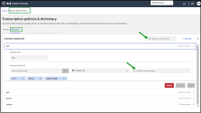 Custom Dictionary - Search for a Custom Dictionary term 