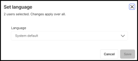 Transcription Policies - Assign a transcription policy to multiple queues or users at once