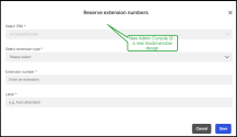 Admin Console UI - new elements