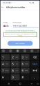 Text messages -A notification appears for numbers not supported outside the US and Canada