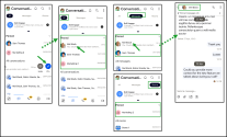 View and navigate pinned messages in an 8x8 Work for Mobile  chat; tap a pinned item to jump to that message in the conversation